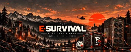 Ekran görüntüsü 1. E-SURVIVAL x2 Modded | Solo/Duo/Trio | Mining | Вайп 01.10